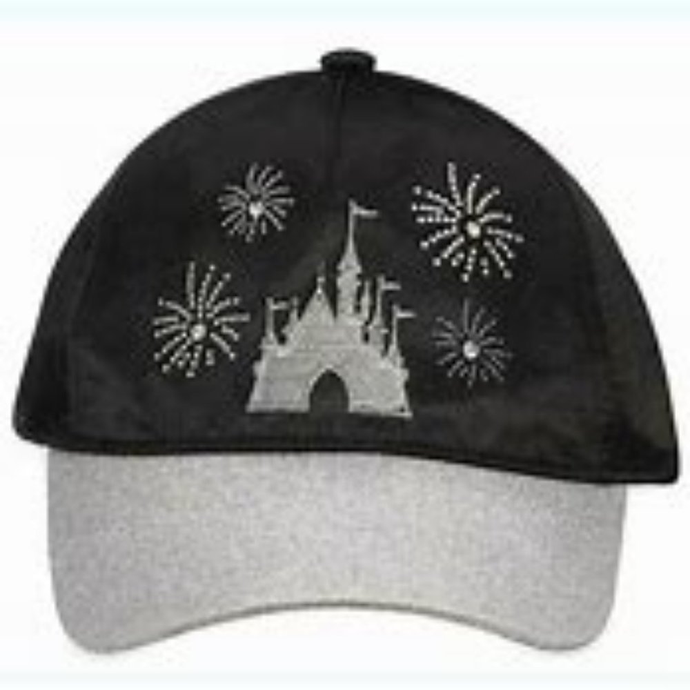 Disneyland  Castle Sequins & Rhinestone baseball hat new